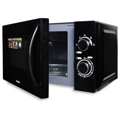 Микроволновая печь Hyundai HYM-M2063 черная/хром - фото 6