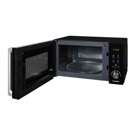 Микроволновая печь Hyundai HYM-D3001 20л. 700Вт черная/хром - фото 4
