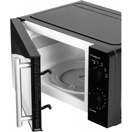 Микроволновая печь Galanz MOS-1706MB 17л. 700Вт черная - фото 3
