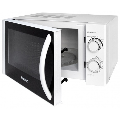 Микроволновая печь Galanz MOS-2001MW 20л. 700Вт белая - фото 4