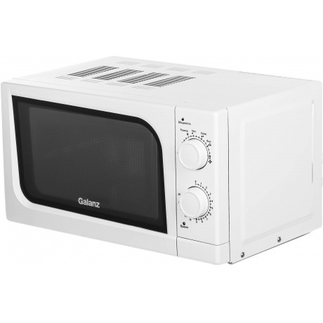 Микроволновая печь Galanz MOS-2004MW 20л. 700Вт белая - фото 4