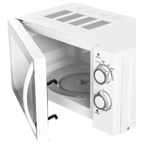 Микроволновая печь Galanz MOS-2005MW 20л. 700Вт белая - фото 4