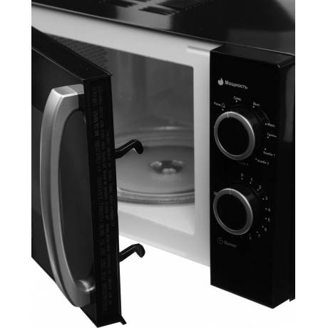 Микроволновая печь Galanz MOG-2009MB 20л. 700Вт черная - фото 8