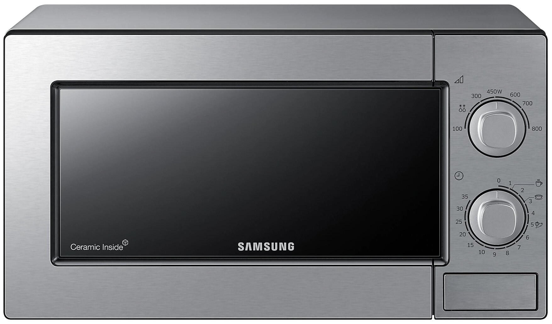 микроволновая печь samsung ge88sub bw черный Микроволновая Печь Samsung ME81MRTB/BW 23л. 800Вт серебристый