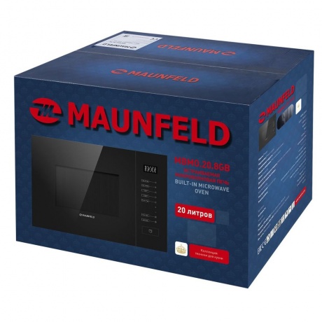 Микроволновая печь Maunfeld MBMO.20.8GB 20л. 800Вт черный - фото 14