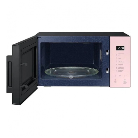 Микроволновая Печь Samsung MG23T5018AP/BW 23л. 800Вт розовый/черный - фото 3