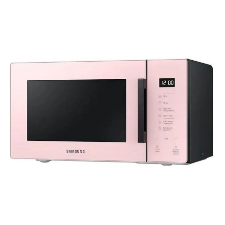 Микроволновая Печь Samsung MG23T5018AP/BW 23л. 800Вт розовый/черный - фото 4