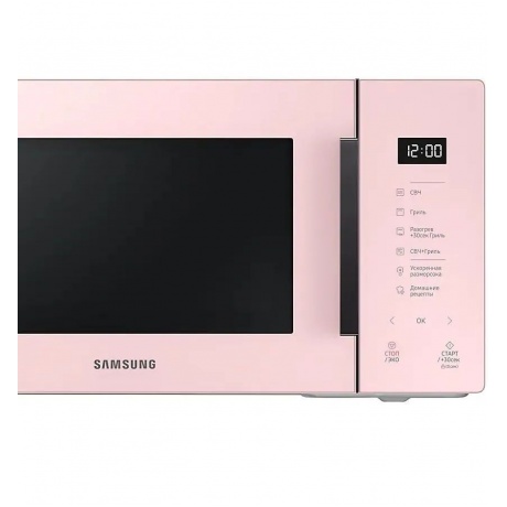 Микроволновая Печь Samsung MG23T5018AP/BW 23л. 800Вт розовый/черный - фото 6