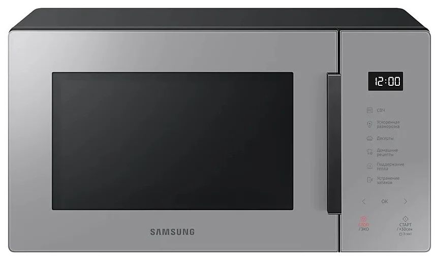 Микроволновая Печь Samsung MS23T5018AG/BW 23л. 800Вт серый MS23T5018AG/BW - фото 1