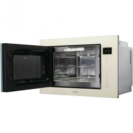 Встраиваемая микроволновая печь Korting KMI 825 TGB - фото 4