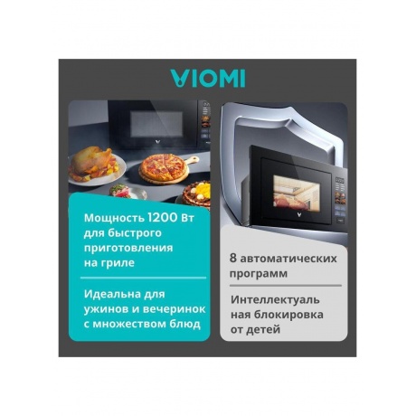 Встраиваемая микроволновая печь Viomi Smart BI MWO VBMO01 - фото 4