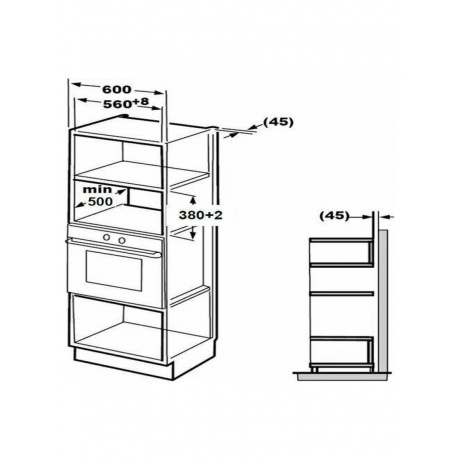 Встраиваемая микроволновая печь Midea MI10250GW - фото 8