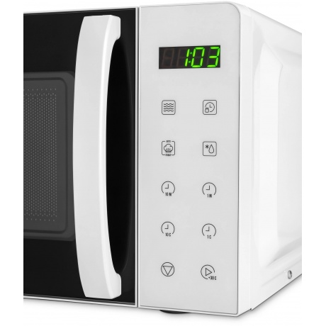 Микроволновая печь Hyundai HYM-D3029 20л. 700Вт белая/черная - фото 5