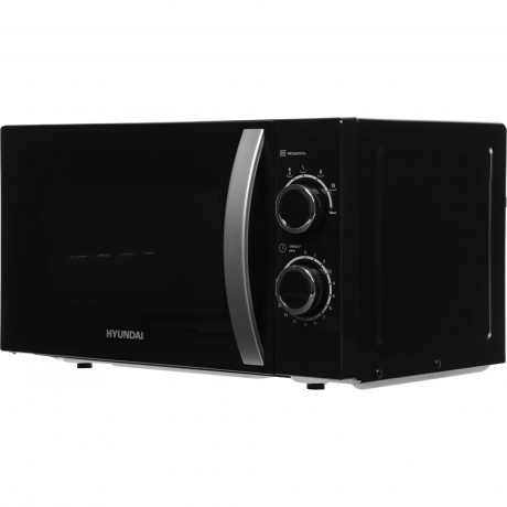 Микроволновая печь Hyundai HYM-M2055 20л. 700Вт черная/серебристый - фото 2