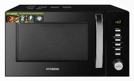 Микроволновая печь Hyundai HYM-D3028 23л. 900Вт черная/серебрист...
