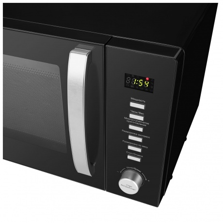 Микроволновая печь Hyundai HYM-D3028 23л. 900Вт черная/серебристый - фото 4