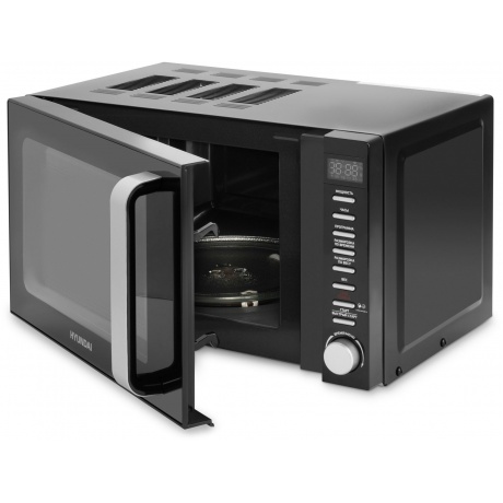 Микроволновая печь Hyundai HYM-D3034 20л. 700Вт черная/хром - фото 7