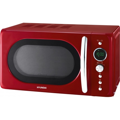 Микроволновая Печь Hyundai HYM-D3037 20л. 700Вт красный/серебристый - фото 2