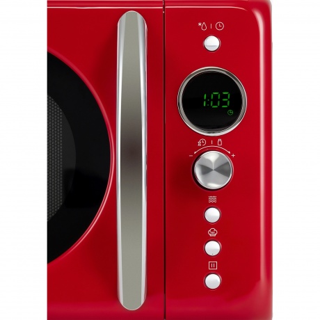 Микроволновая печь Hyundai HYM-D3037 20л. 700Вт красный/серебристый - фото 12