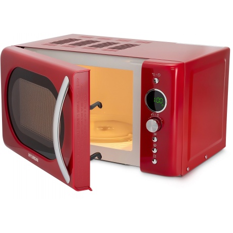 Микроволновая Печь Hyundai HYM-D3037 20л. 700Вт красный/серебристый - фото 10