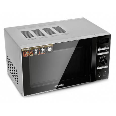 Микроволновая Печь Hyundai HYM-D3026 20л. 700Вт серебристый - фото 2