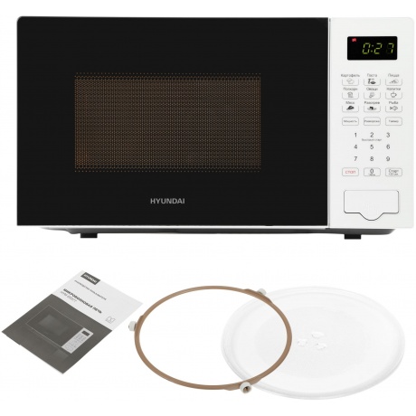 Микроволновая печь Hyundai HYM-D2077 20л. 700Вт белая - фото 7