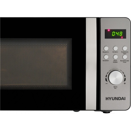 Микроволновая печь Hyundai HYM-D2074 20л. 700Вт черная/серебристый - фото 2