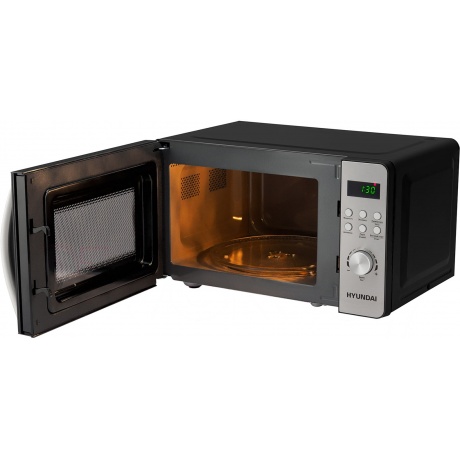 Микроволновая печь Hyundai HYM-D2074 20л. 700Вт черная/серебристый - фото 11