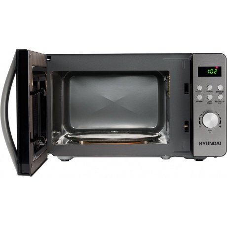Микроволновая печь Hyundai HYM-D2074 20л. 700Вт черная/серебристый - фото 6
