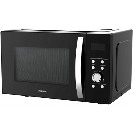 Микроволновая печь Hyundai HYM-D2078 23л. 800Вт черная/серебристый - фото 2
