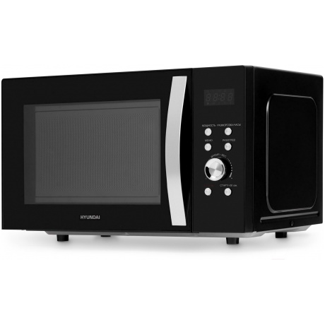 Микроволновая печь Hyundai HYM-D2078 23л. 800Вт черная/серебристый - фото 3