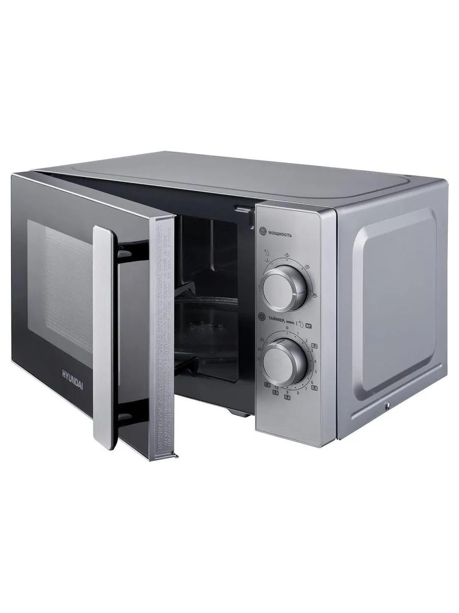 Микроволновая Печь Hyundai HYM-M2092 20л. 700Вт серебристый - фото 8