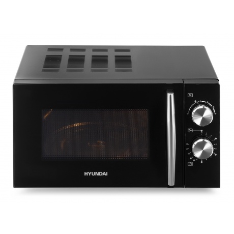 Микроволновая печь Hyundai HYM-M2050 20л. 700Вт черная/хром - фото 3
