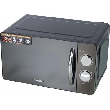 Микроволновая печь Hyundai HYM-M2007 20л. 700Вт черная/хром - фото 2