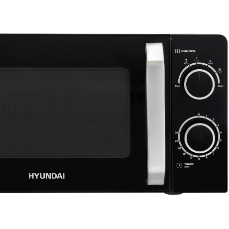 Микроволновая печь Hyundai HYM-M2052 20л. 700Вт черная/серебристый - фото 4