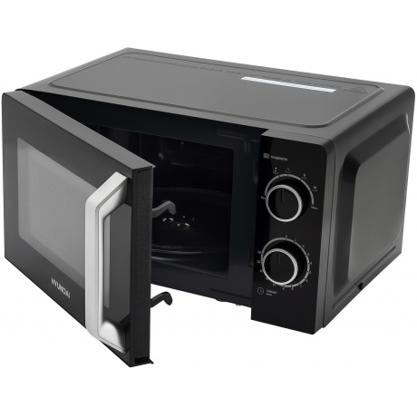 Микроволновая печь Hyundai HYM-M2052 20л. 700Вт черная/серебристый - фото 7