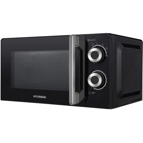 Микроволновая печь Hyundai HYM-M2054 20л. 700Вт черная/серебристый - фото 2