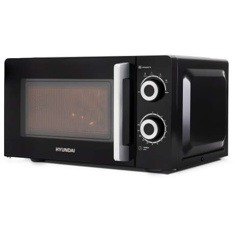 Микроволновая печь Hyundai HYM-M2054 20л. 700Вт черная/серебристый - фото 4