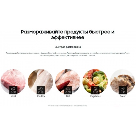 Микроволновая печь Samsung MS23A7013AT/BW - фото 9