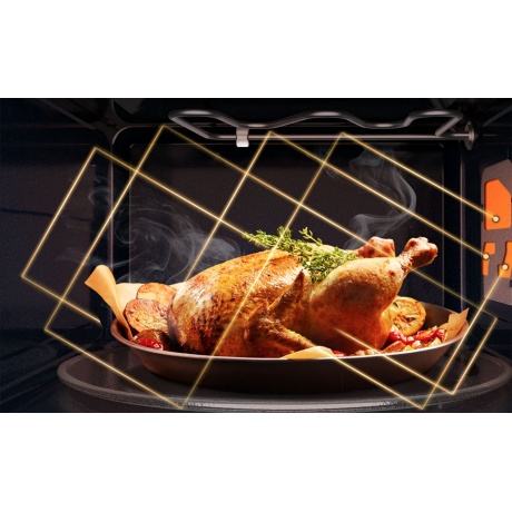 Микроволновая печь Samsung MS23DG4504ATBW,   нержавеющая сталь - фото 12