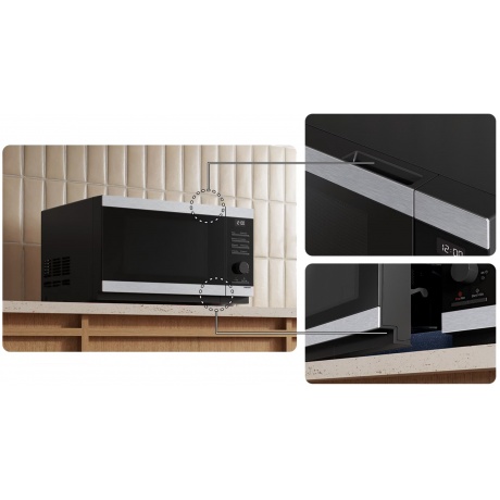 Микроволновая печь Samsung MS23DG4504ATBW,   нержавеющая сталь - фото 17