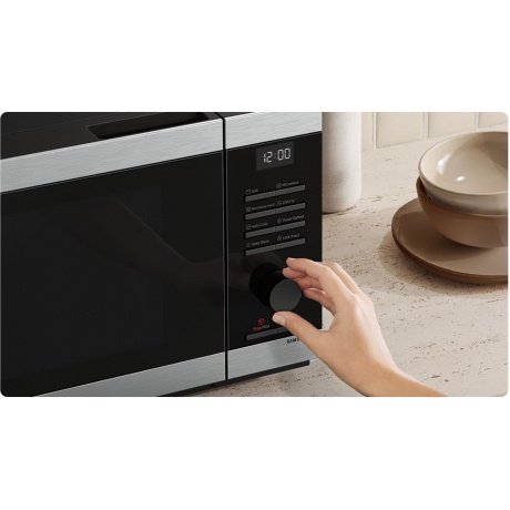 Микроволновая печь Samsung MS23DG4504ATBW,   нержавеющая сталь - фото 9