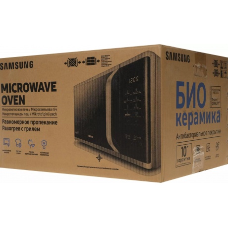 Микроволновая печь Samsung MG23K3515AW/BW 23л. 800Вт белая/черная - фото 12