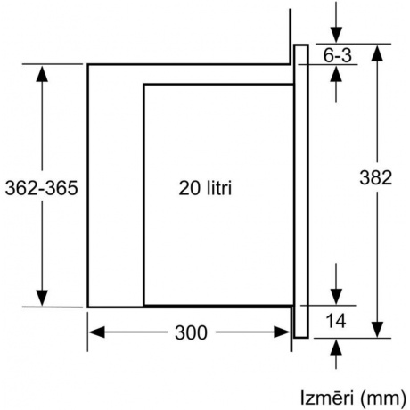 Встраиваемая микроволновая печь Bosch BFL520MB0 20л. 800Вт черная - фото 5