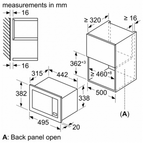 Встраиваемая микроволновая печь Bosch BFL523MW3 20л. 800Вт белая - фото 10