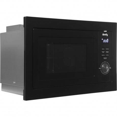 Встраиваемая микроволновая печь Domfy DM2540BW BG 25л. 900Вт, черная - фото 9