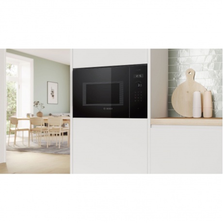 Встраиваемая микроволновая печь Bosch BEL454MB1F 25л. 900Вт, черная - фото 5