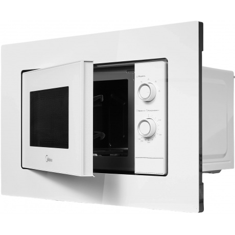 Встраиваемая микроволновая печь Midea MI50203W 20л. 700Вт, белая - фото 3