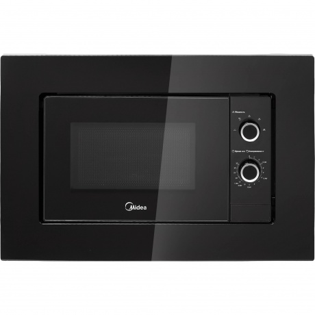 Встраиваемая микроволновая печь Midea MI50203B 20л. 700Вт, черная - фото 1