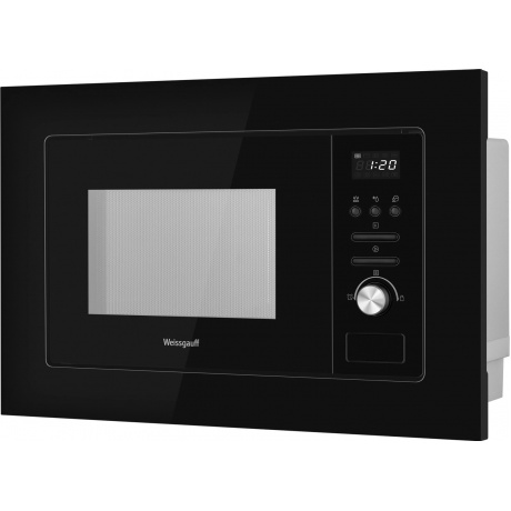 Встраиваемая микроволновая печь Weissgauff BMWO-206 20л. 800Вт, черная - фото 5